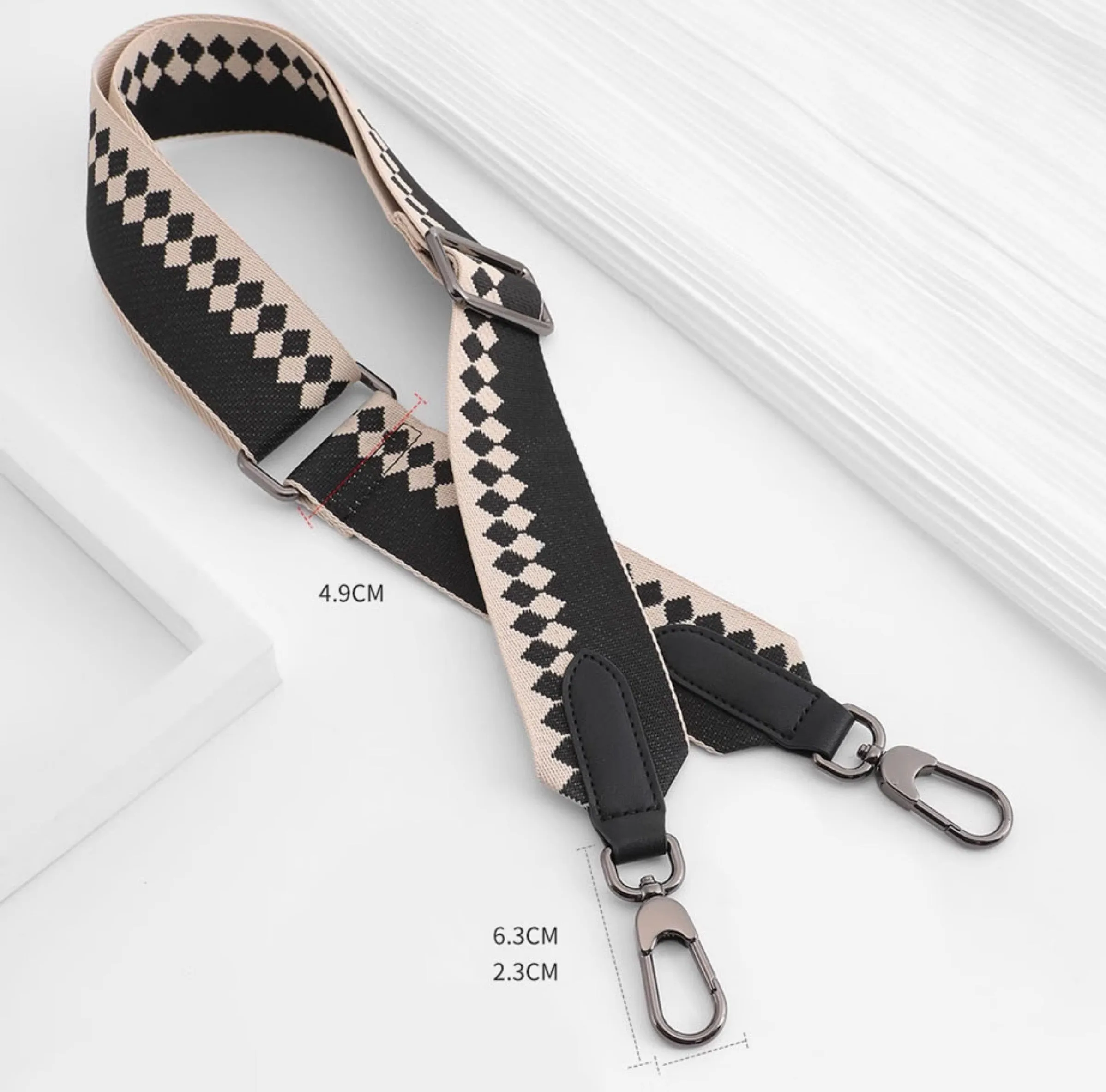 5cm Travel Bag Canvas Shoulder Strap, Adjustable Length,Shoulder bag strap,Guitar strap