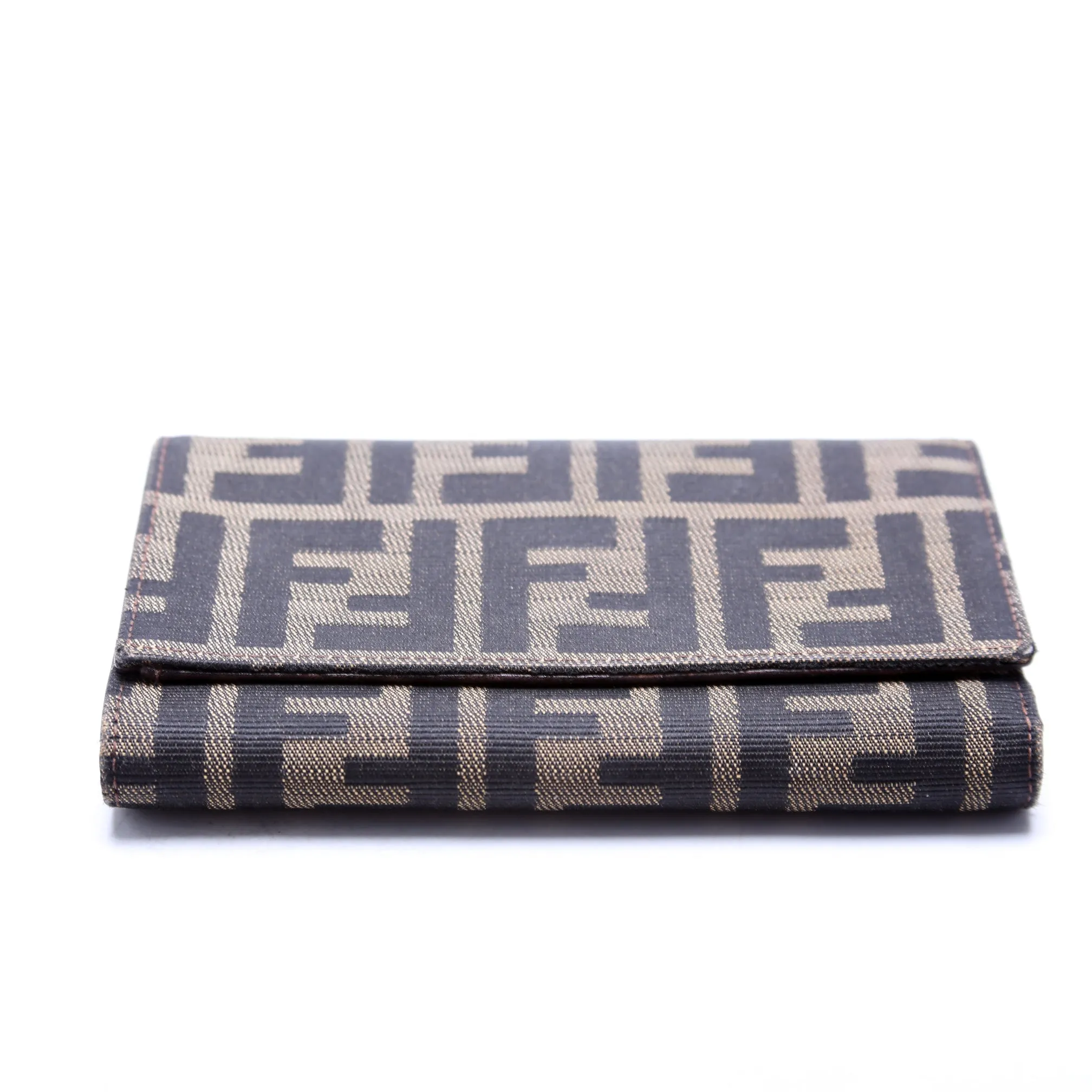 8M0011 Zucca Compact Trifold Wallet Brown