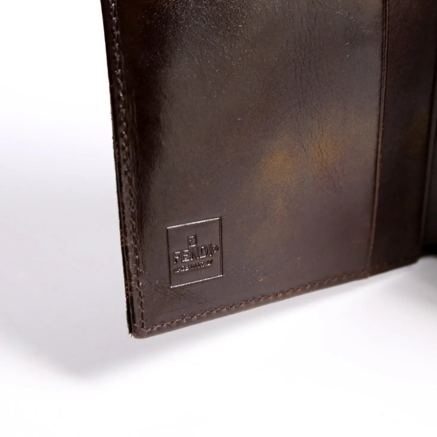 8M0035 Zucca Compact Wallet Brown