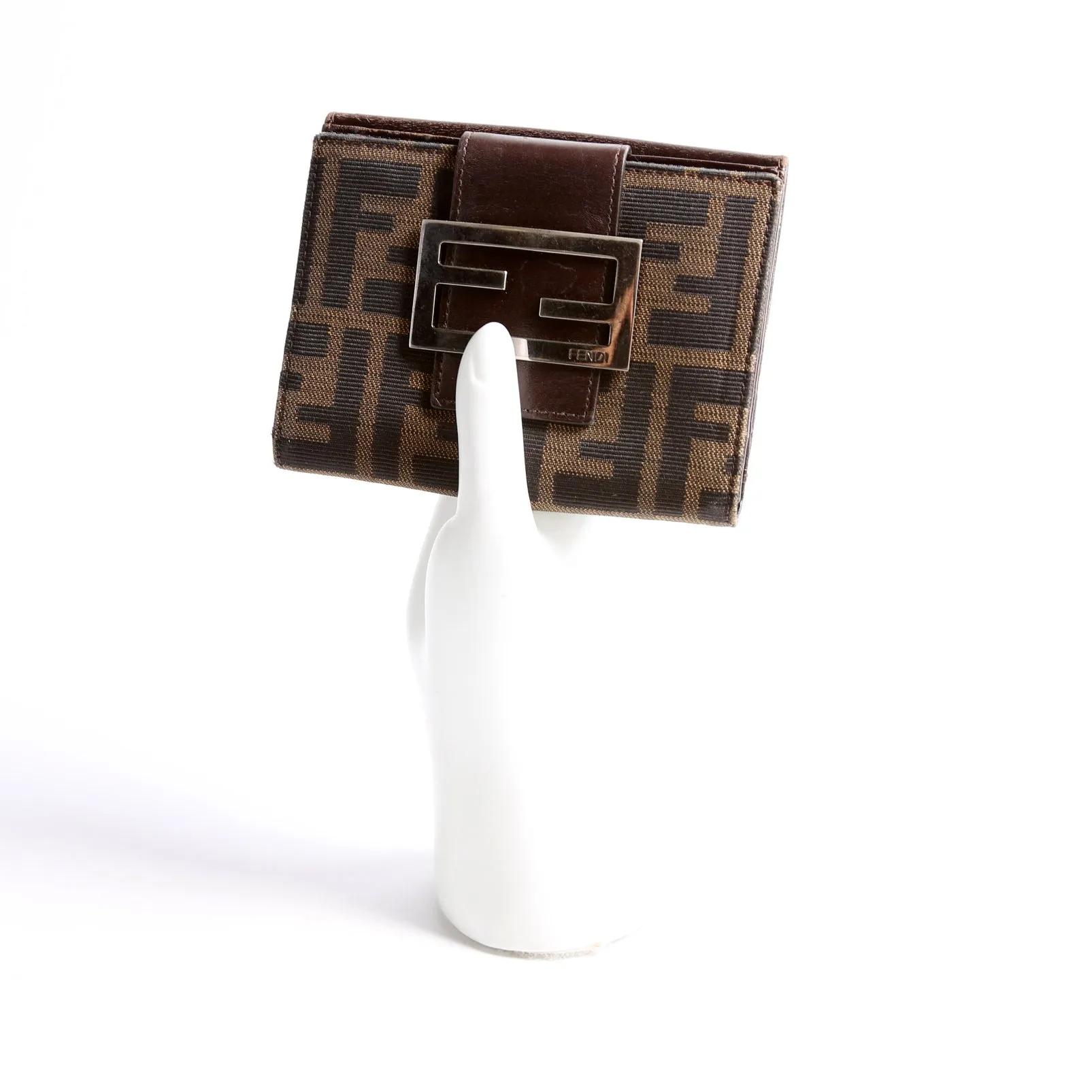 8M0035 Zucca Compact Wallet Brown