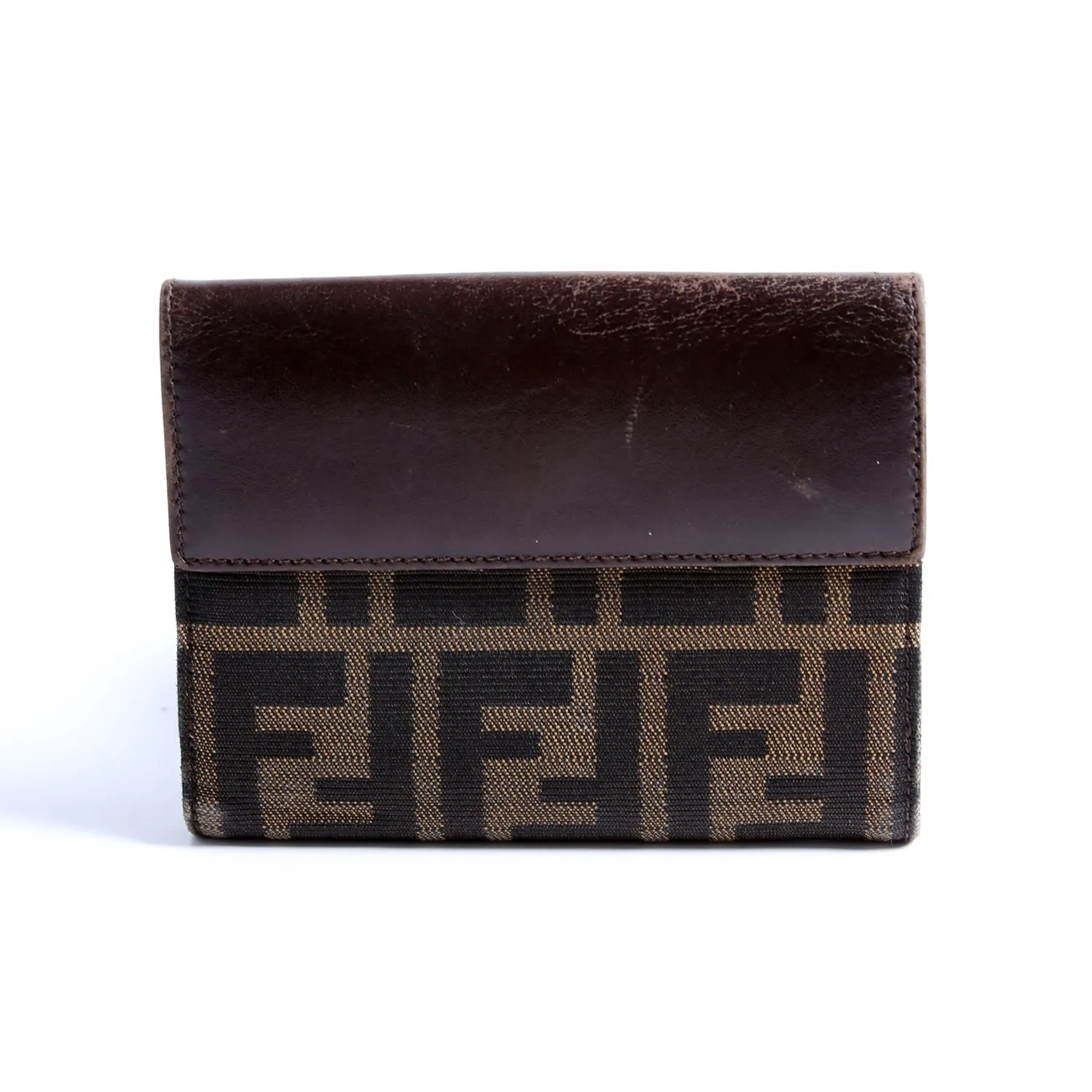 8M0035 Zucca Compact Wallet Brown