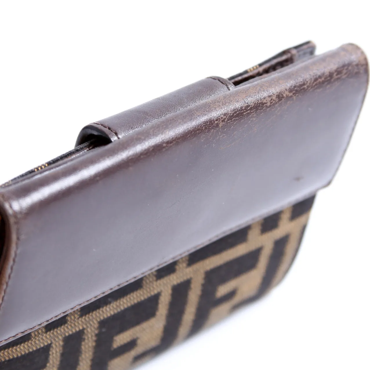 8M0035 Zucca Compact Wallet Brown