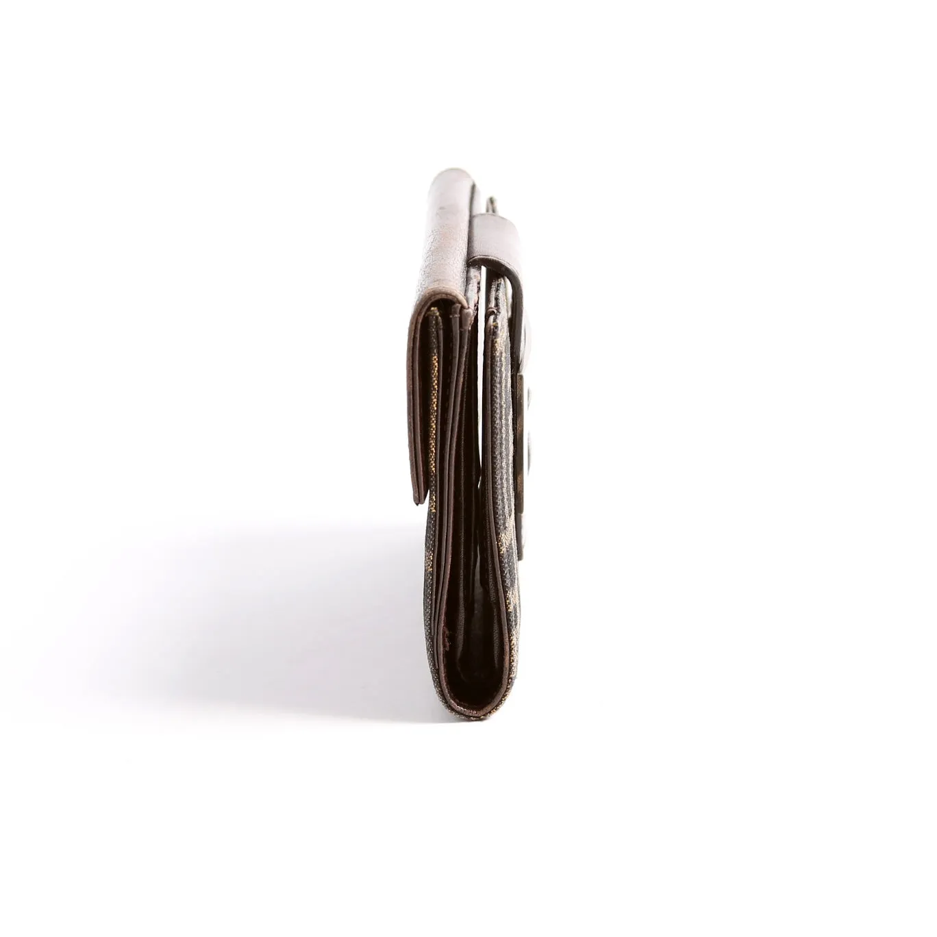 8M0035 Zucca Compact Wallet Brown