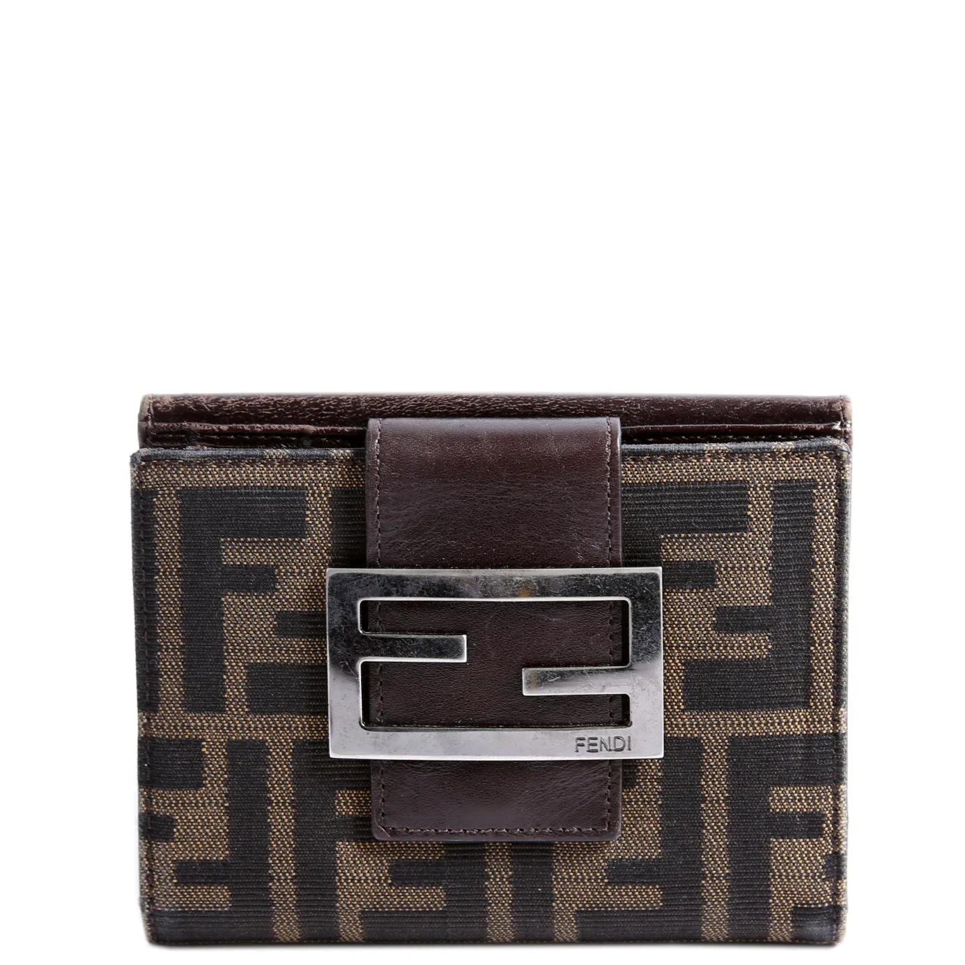 8M0035 Zucca Compact Wallet Brown