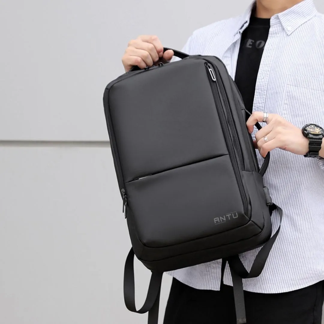 ANTU Laptop Backpack, Travel Backpack for Women and Men, for 15-15.6 Inch Computers, Anti-theft Water-resistant USB port,Comfortable and Light Business and School Bag