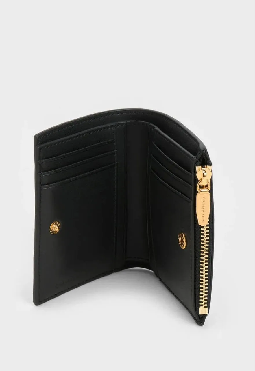 Apolline Textured Top-Zip Wallet