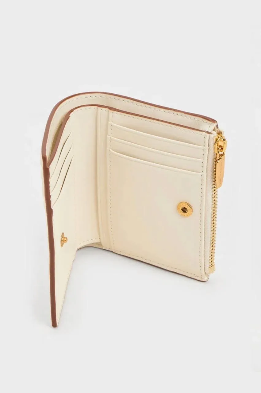 Apolline Textured Top-Zip Wallet