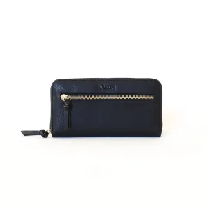 Black Essential Zip Wallet