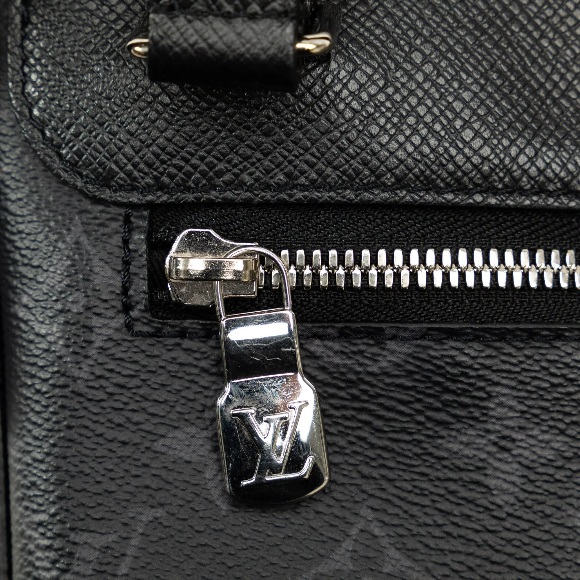 Black Louis Vuitton Taigarama Outdoor Flap Messenger Crossbody Bag
