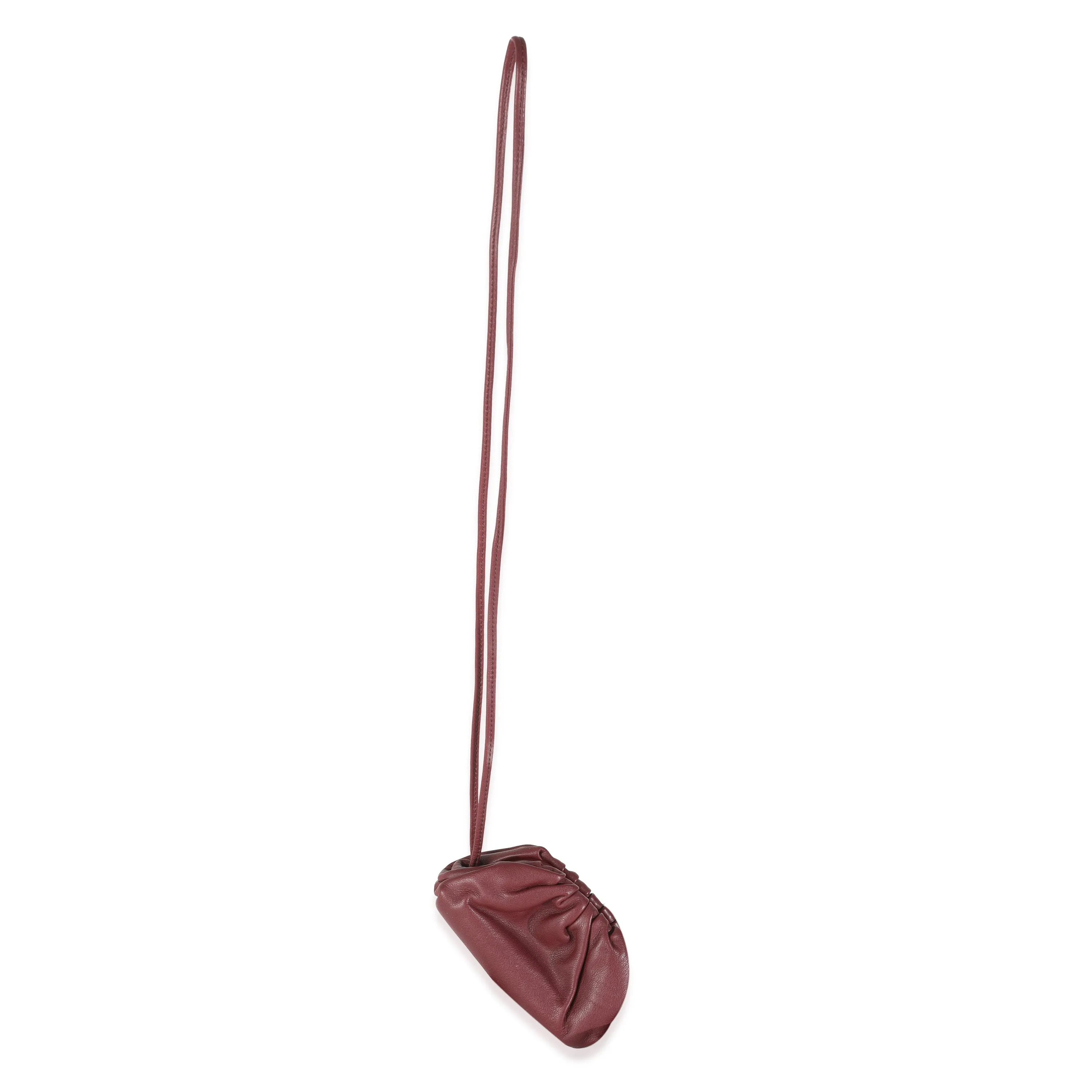 Bordeaux Nappa Pouch Coin Purse