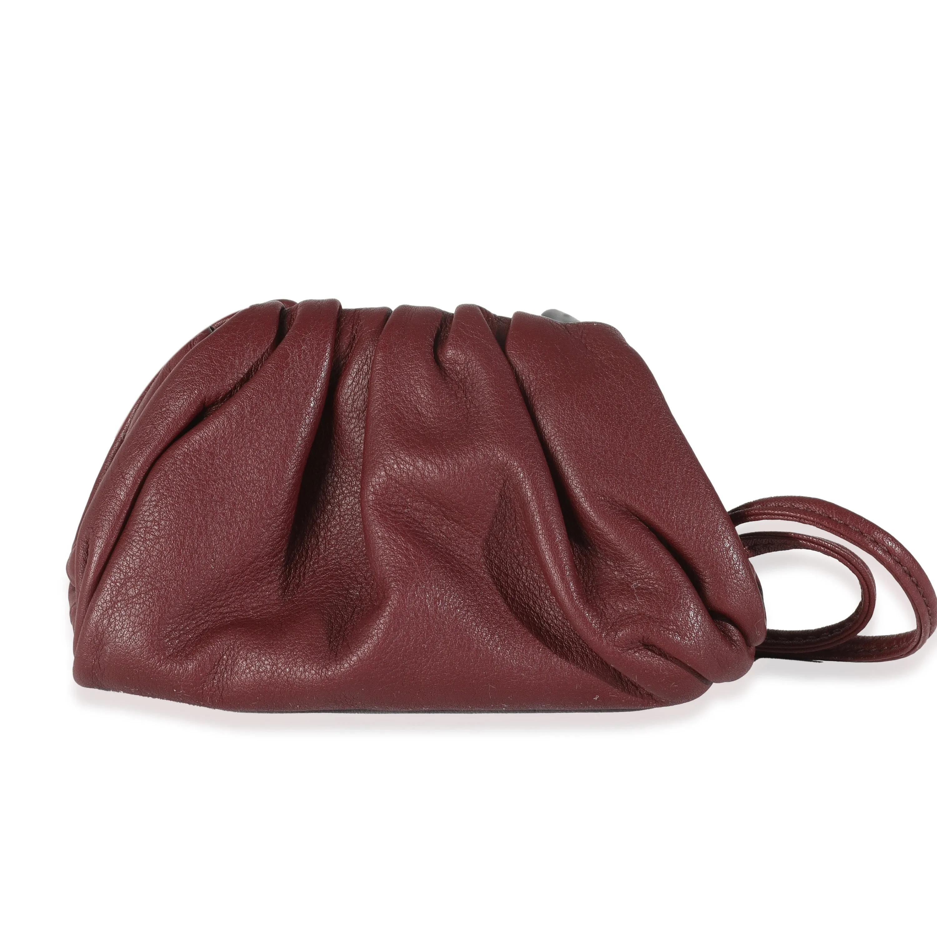 Bordeaux Nappa Pouch Coin Purse