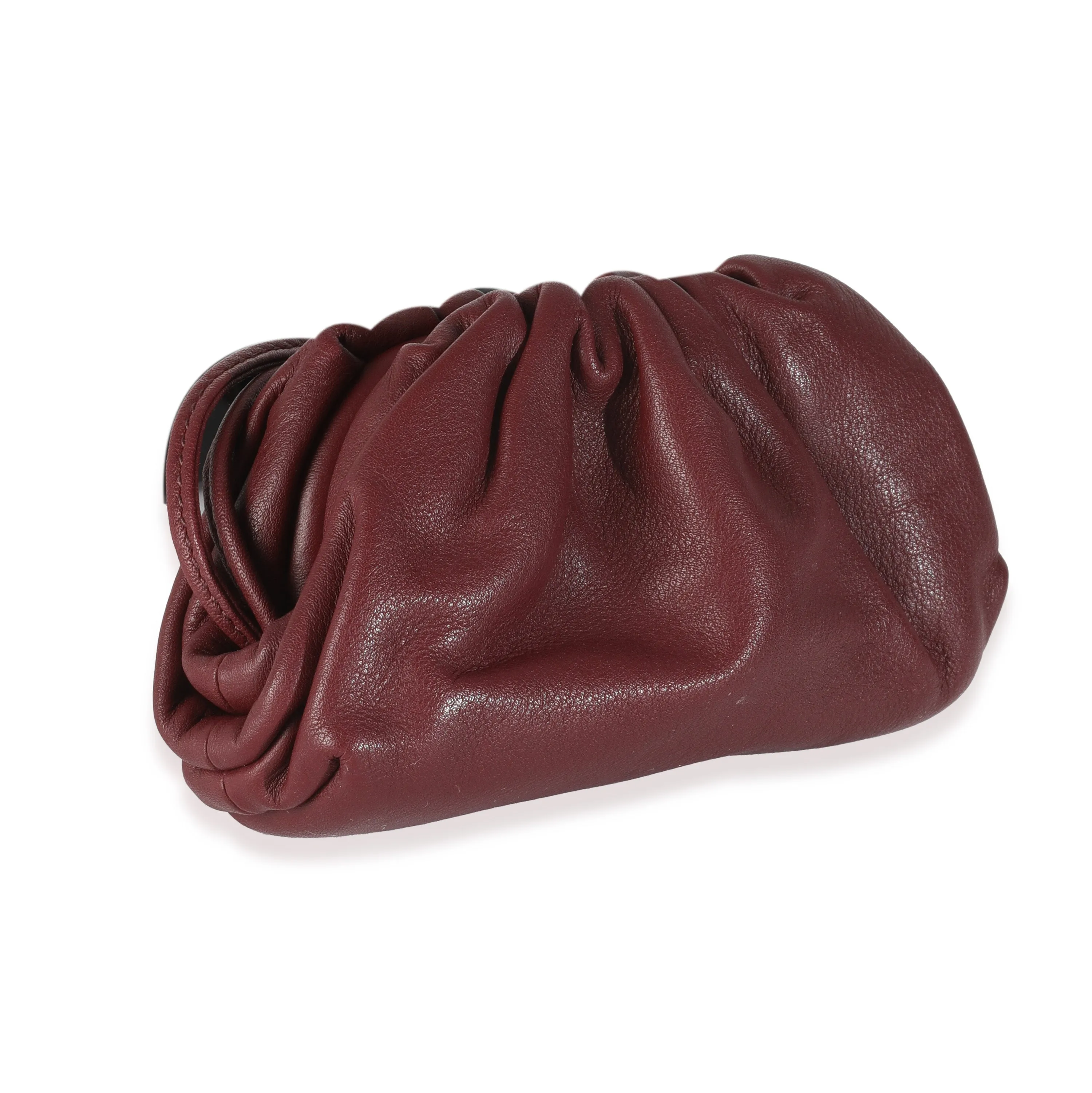 Bordeaux Nappa Pouch Coin Purse