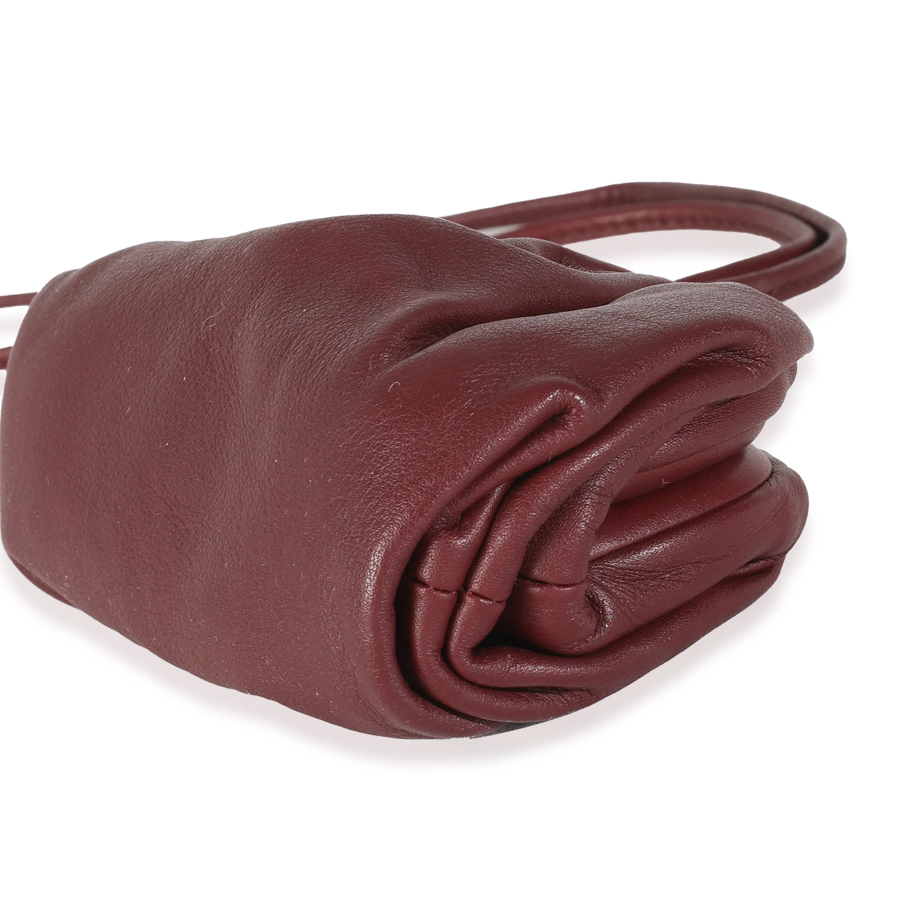 Bordeaux Nappa Pouch Coin Purse
