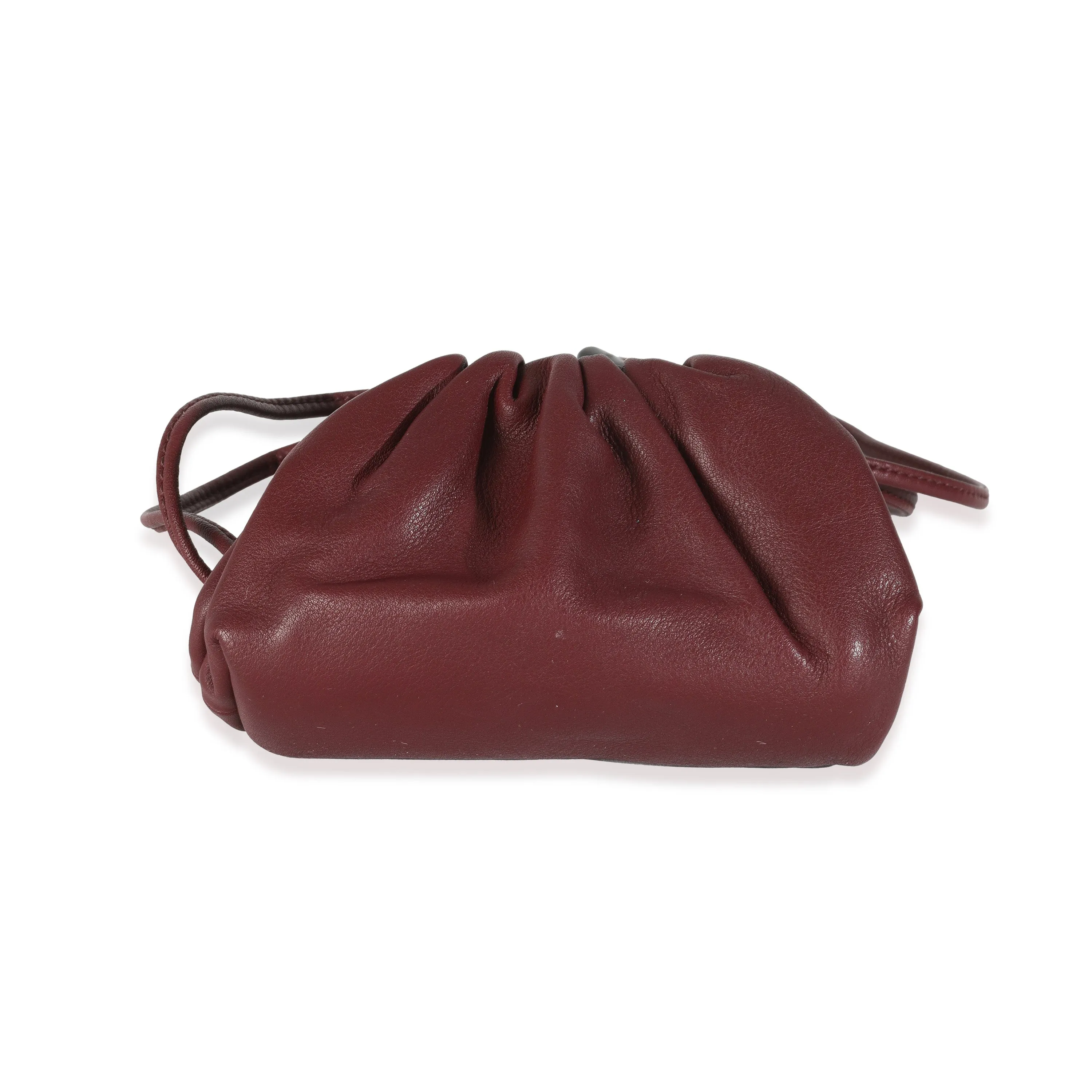 Bordeaux Nappa Pouch Coin Purse