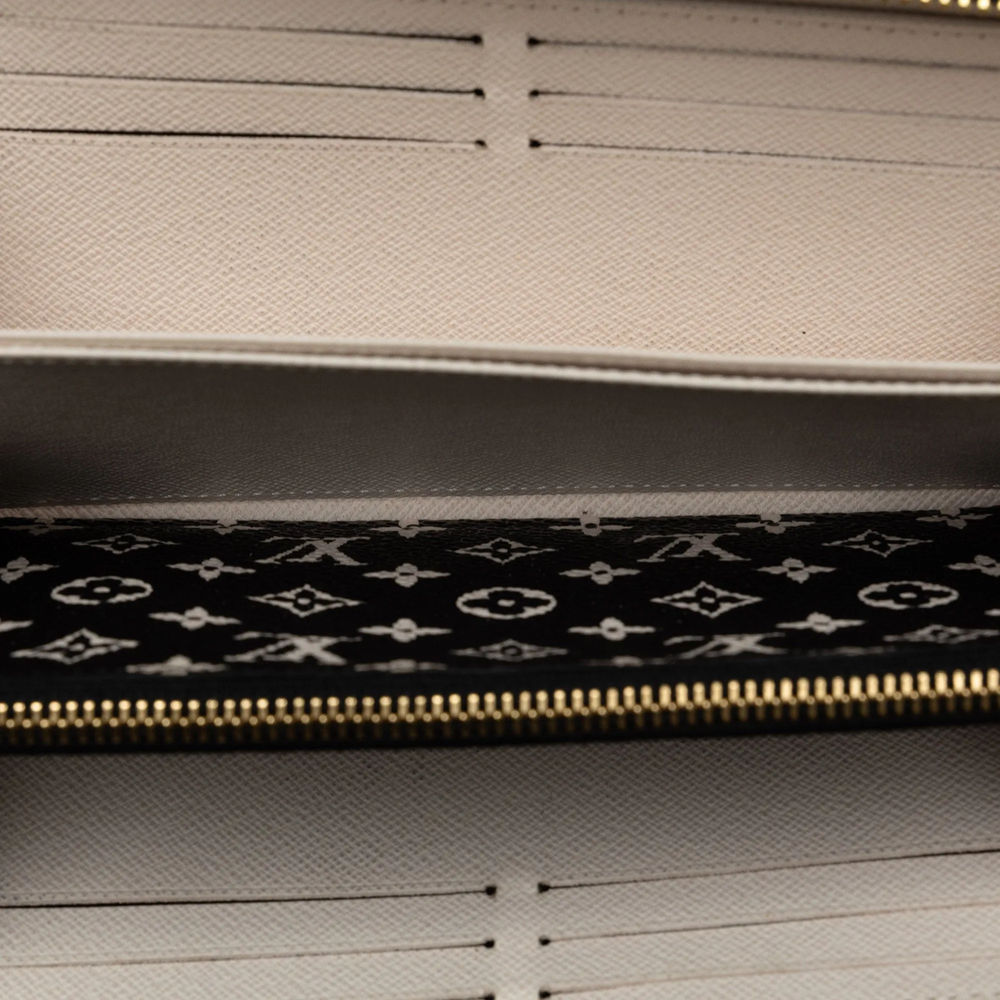 Brown Louis Vuitton Monogram Crafty Zippy Long Wallet