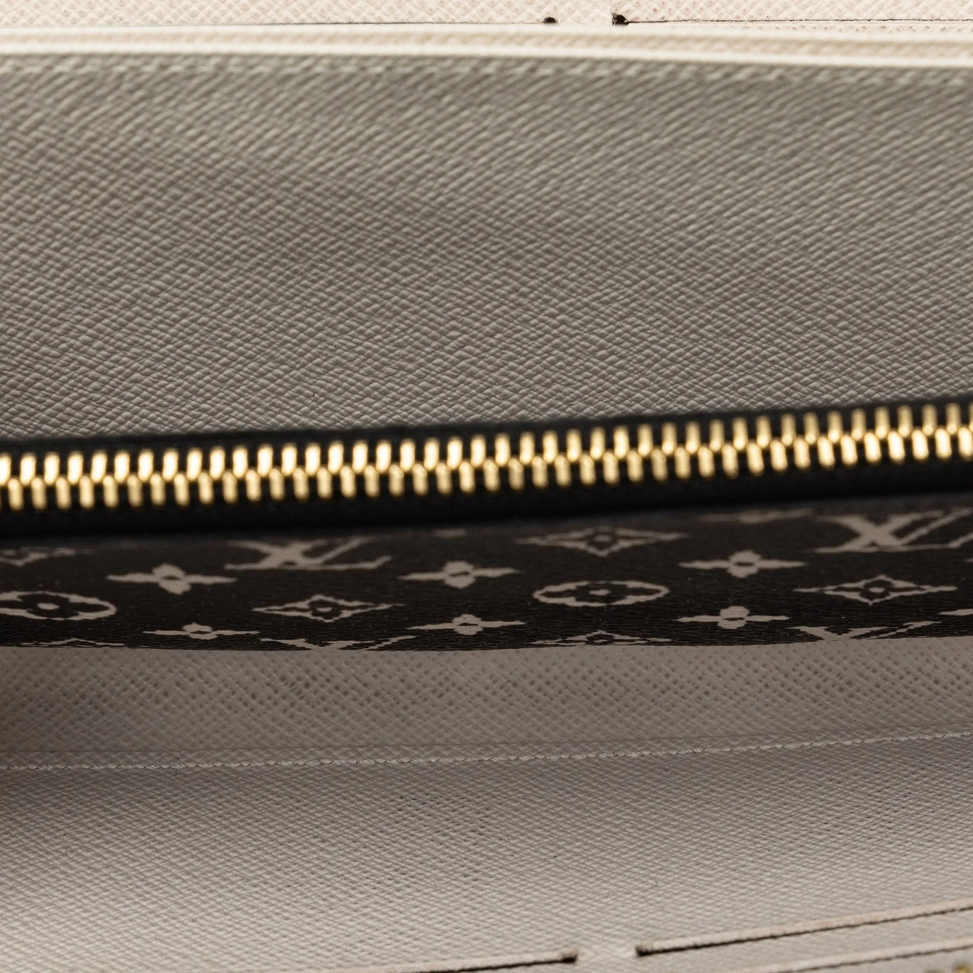 Brown Louis Vuitton Monogram Crafty Zippy Long Wallet