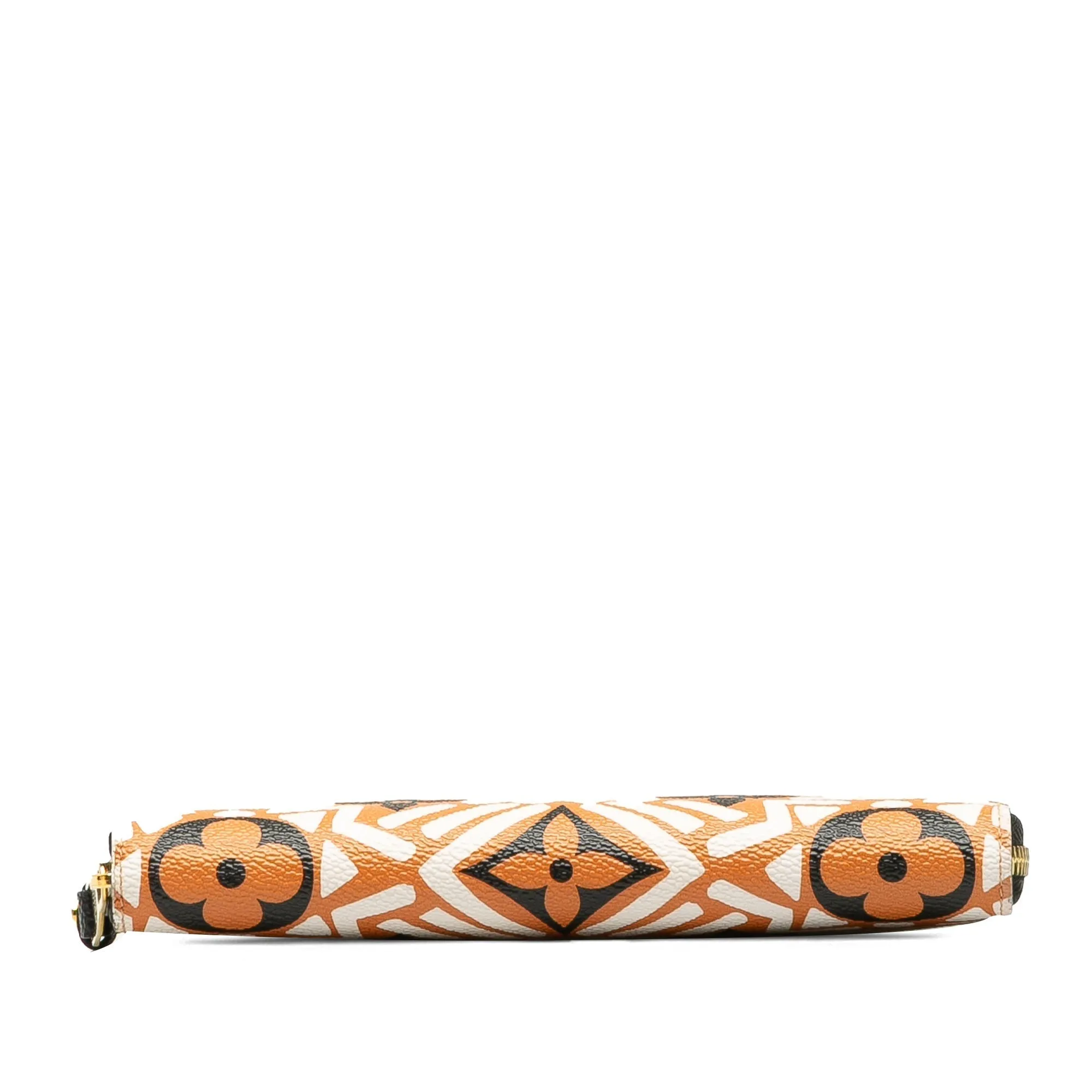 Brown Louis Vuitton Monogram Crafty Zippy Long Wallet