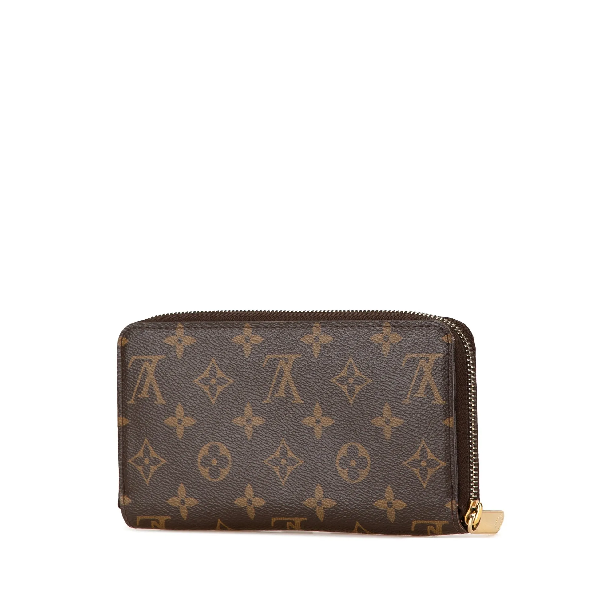 Brown Louis Vuitton Monogram Zippy Long Wallet