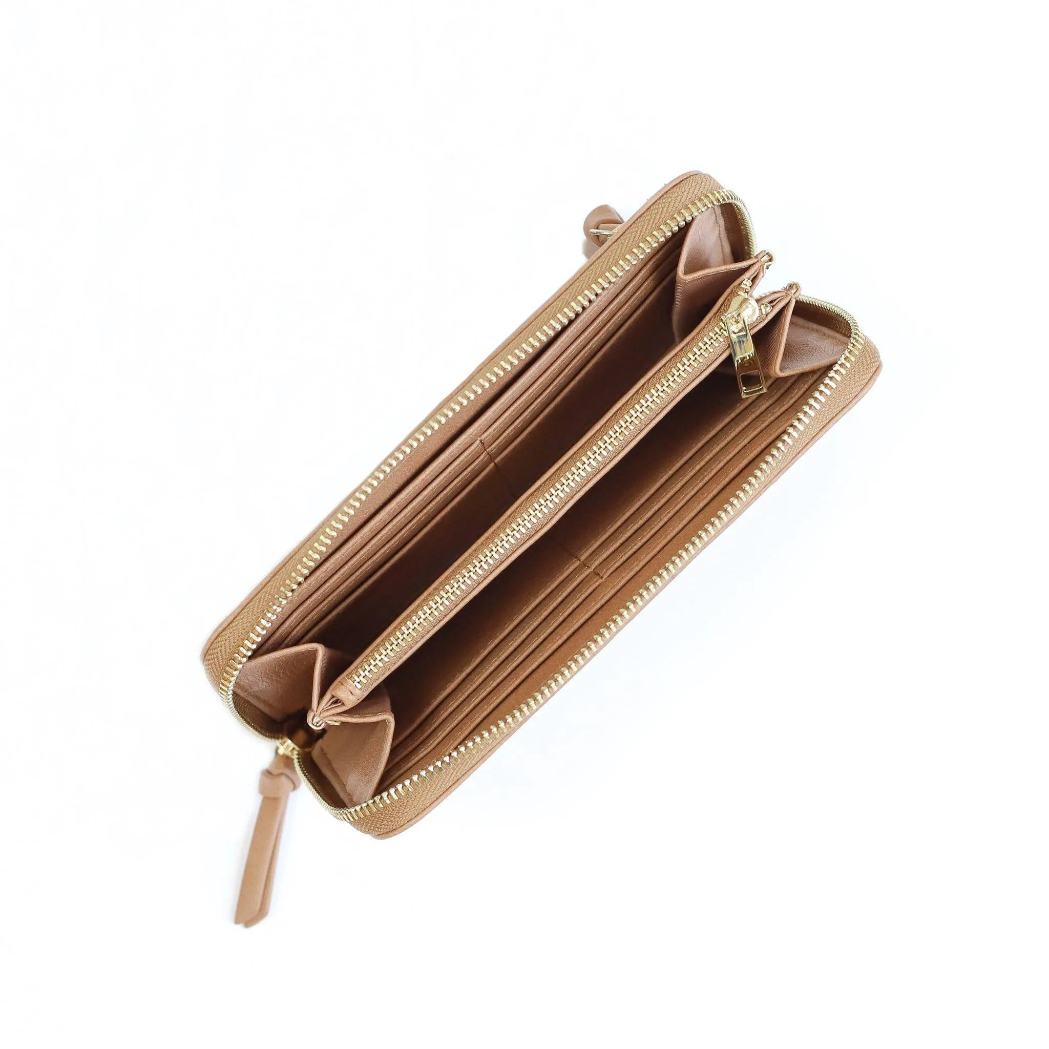 Camel Essential Zip Wallet
