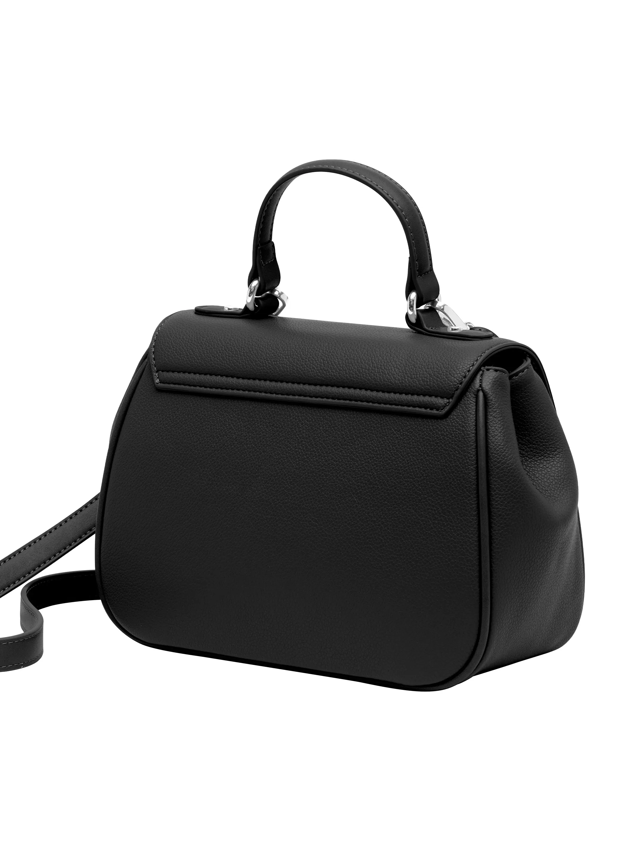 Cavalli Class LUCCA Black Medium Top Handle Shoulder Bag