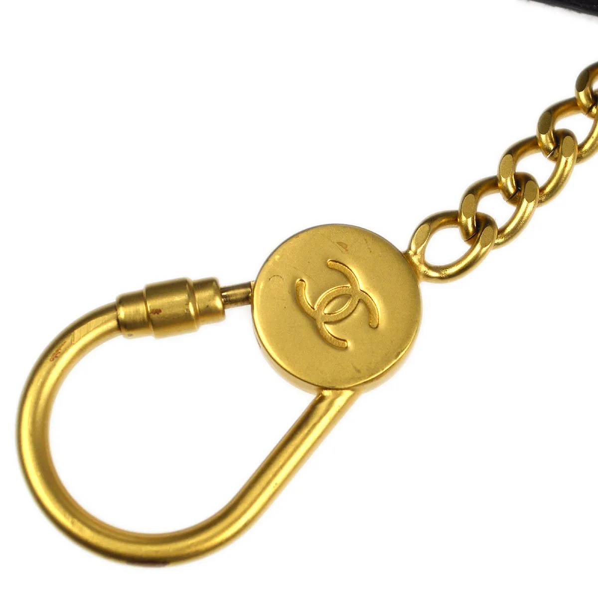 CHANEL 2001 COCO Key Case Pony Hair Black 68032