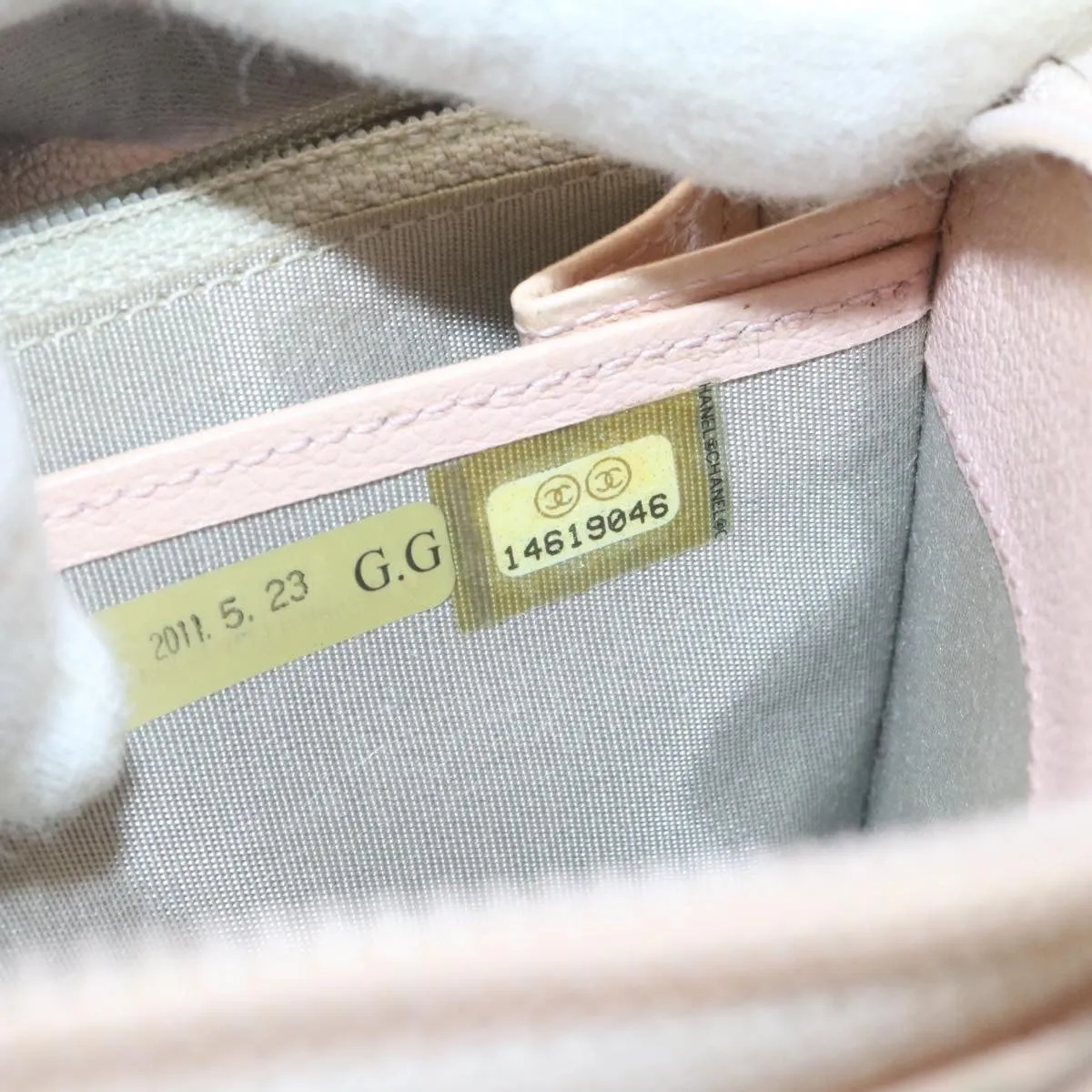CHANEL Camelia Zip Around Wallet Leather Pink CC  am1797g