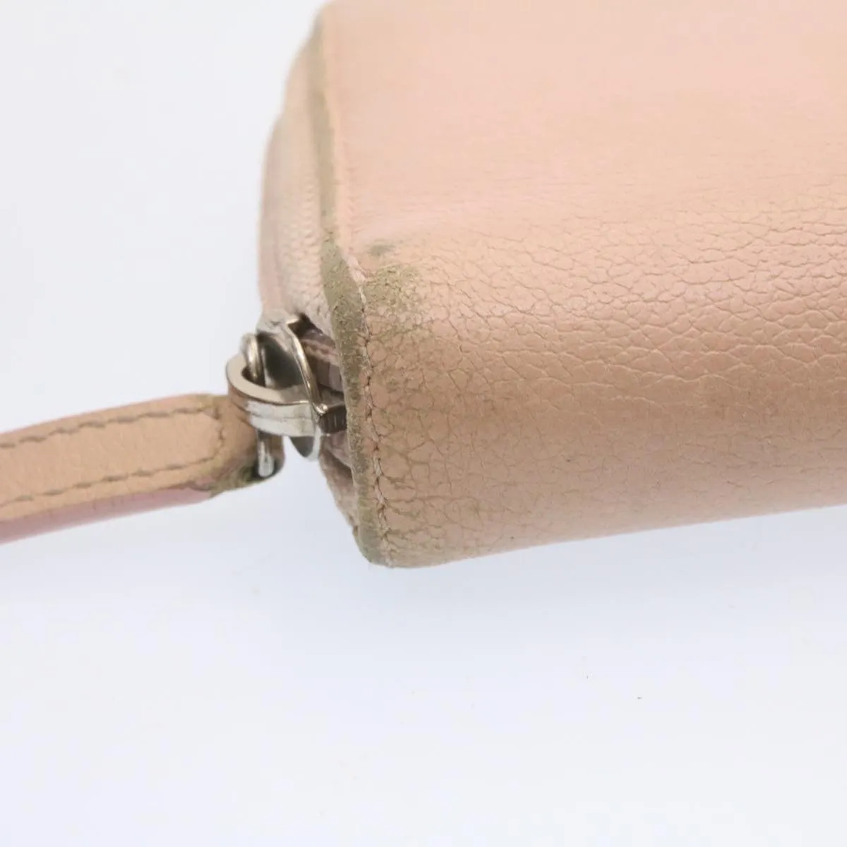 CHANEL Camelia Zip Around Wallet Leather Pink CC  am1797g