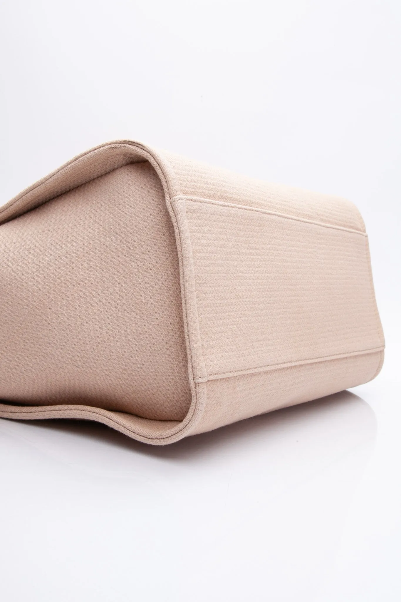 CHANEL Canvas Beige Large Deauville Tote