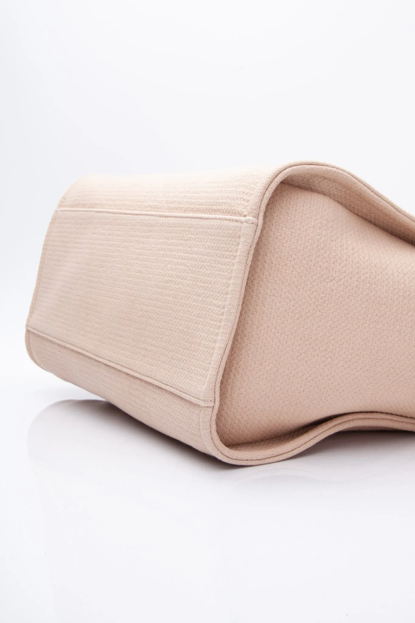 CHANEL Canvas Beige Large Deauville Tote
