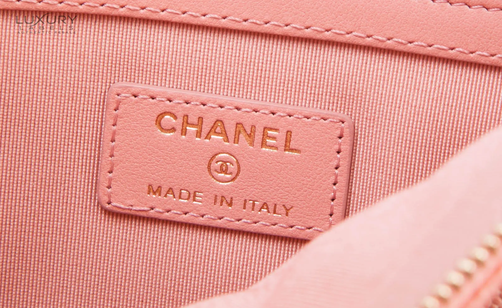 CHANEL Caviar Quilted Ombre  OCase Coral