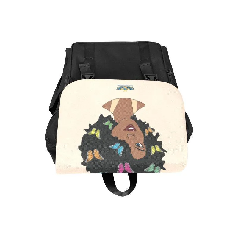 Chocolate Butterfly Diva Shoulders Bookbag
