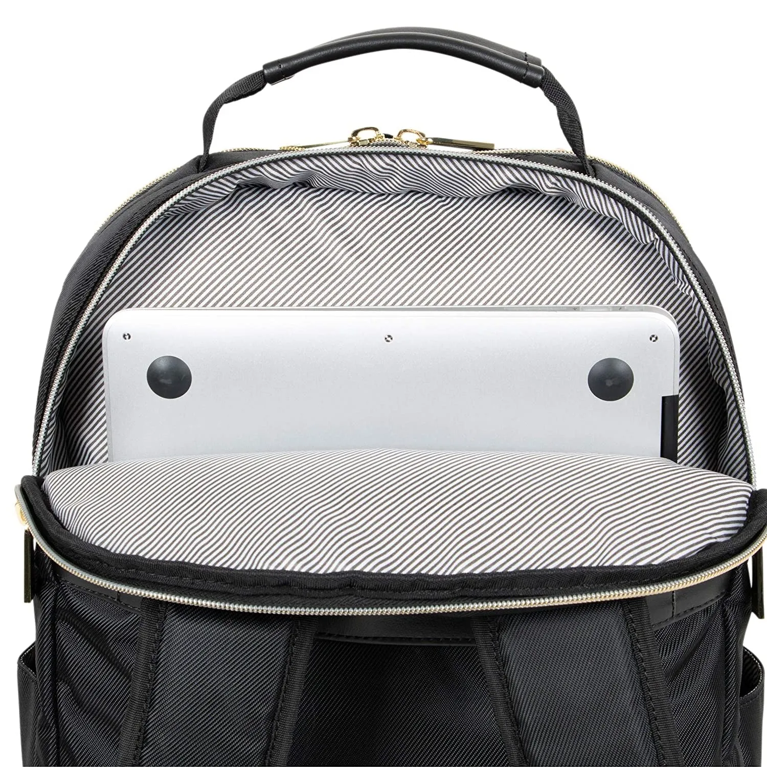 Kenneth Cole Reaction | Quilted 15-Inch Laptop & Tablet Fashion Travel Backpack | Navy