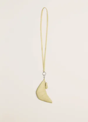 Lemaire Croissant Coin Purse Necklace (Dusty Yellow)