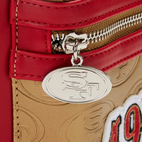 LF NFL San Francisco 49Ers Patches Mini Backpack