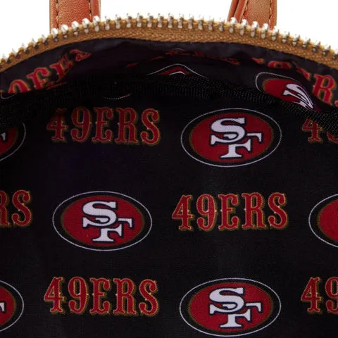 LF NFL San Francisco 49Ers Patches Mini Backpack