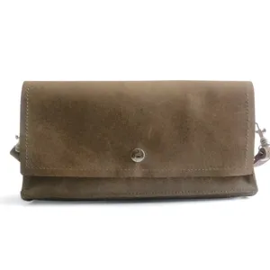 Madison Crossbody In Mocha Leather