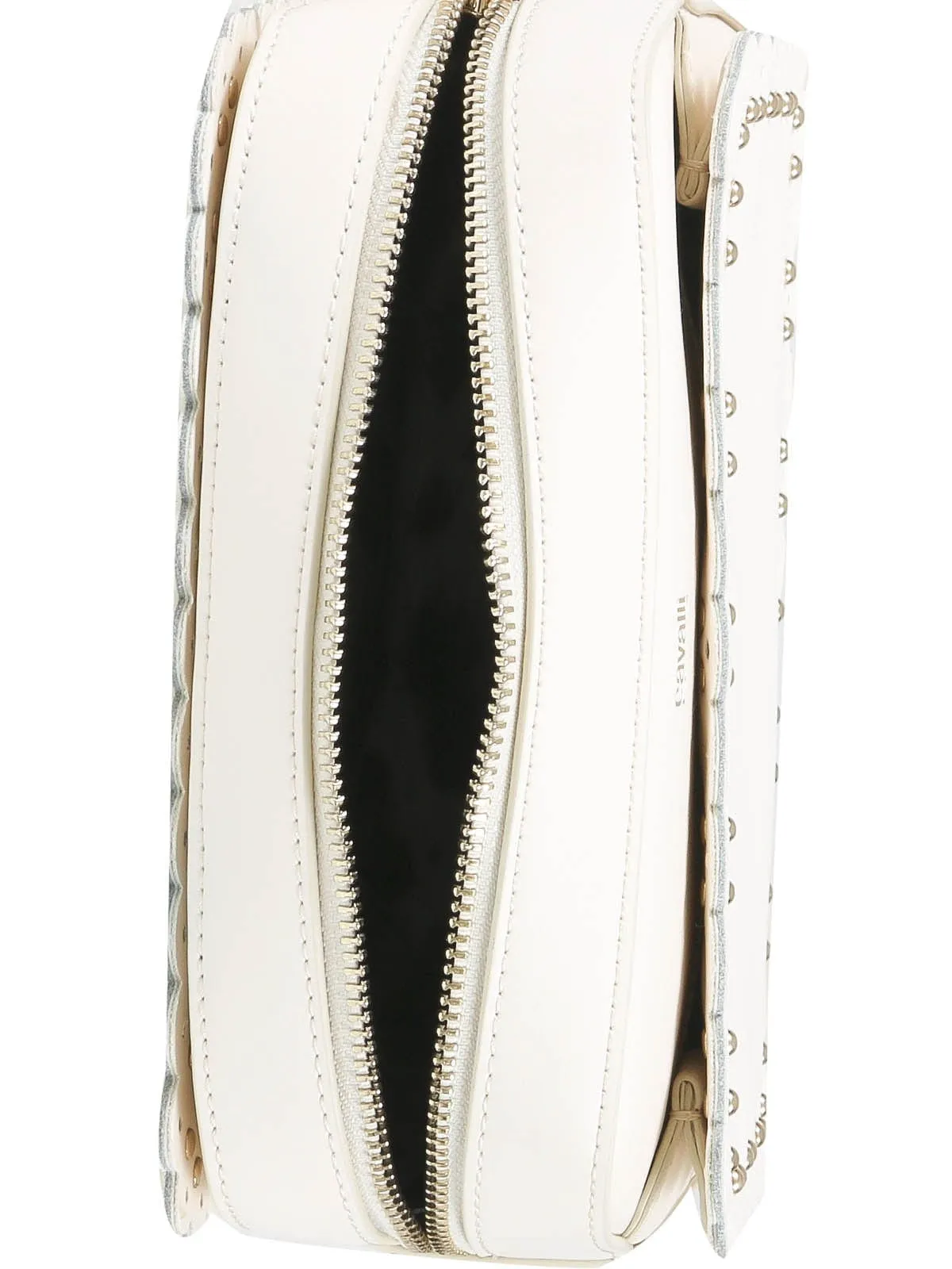Roberto Cavalli Class GWLPEY 010 Leolace 002 White Small Shoulder Bag