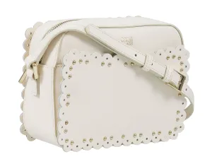 Roberto Cavalli Class GWLPEY 010 Leolace 002 White Small Shoulder Bag