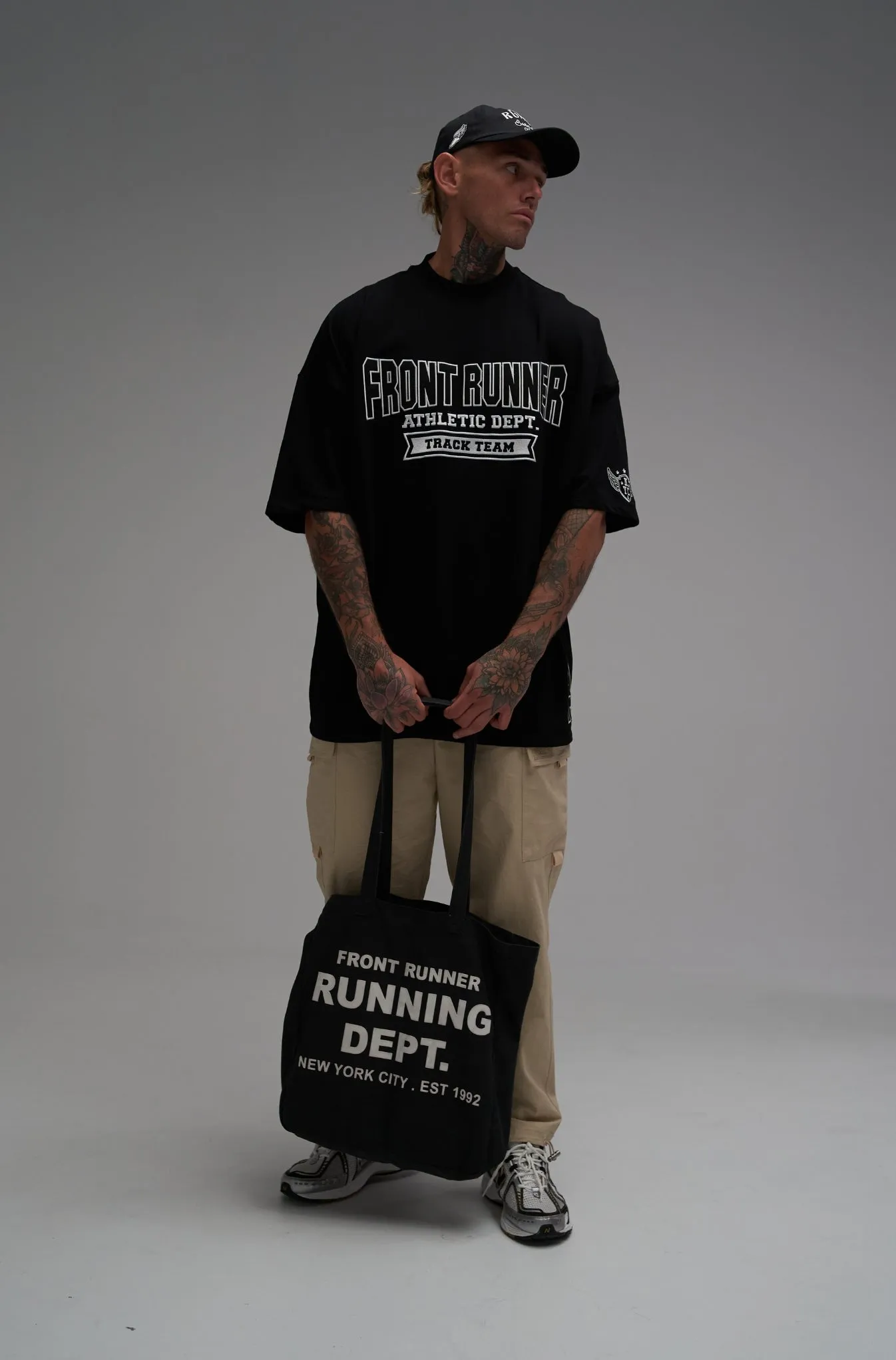 Running Dept Tote Bag - Black