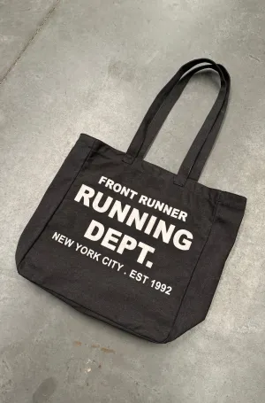 Running Dept Tote Bag - Black