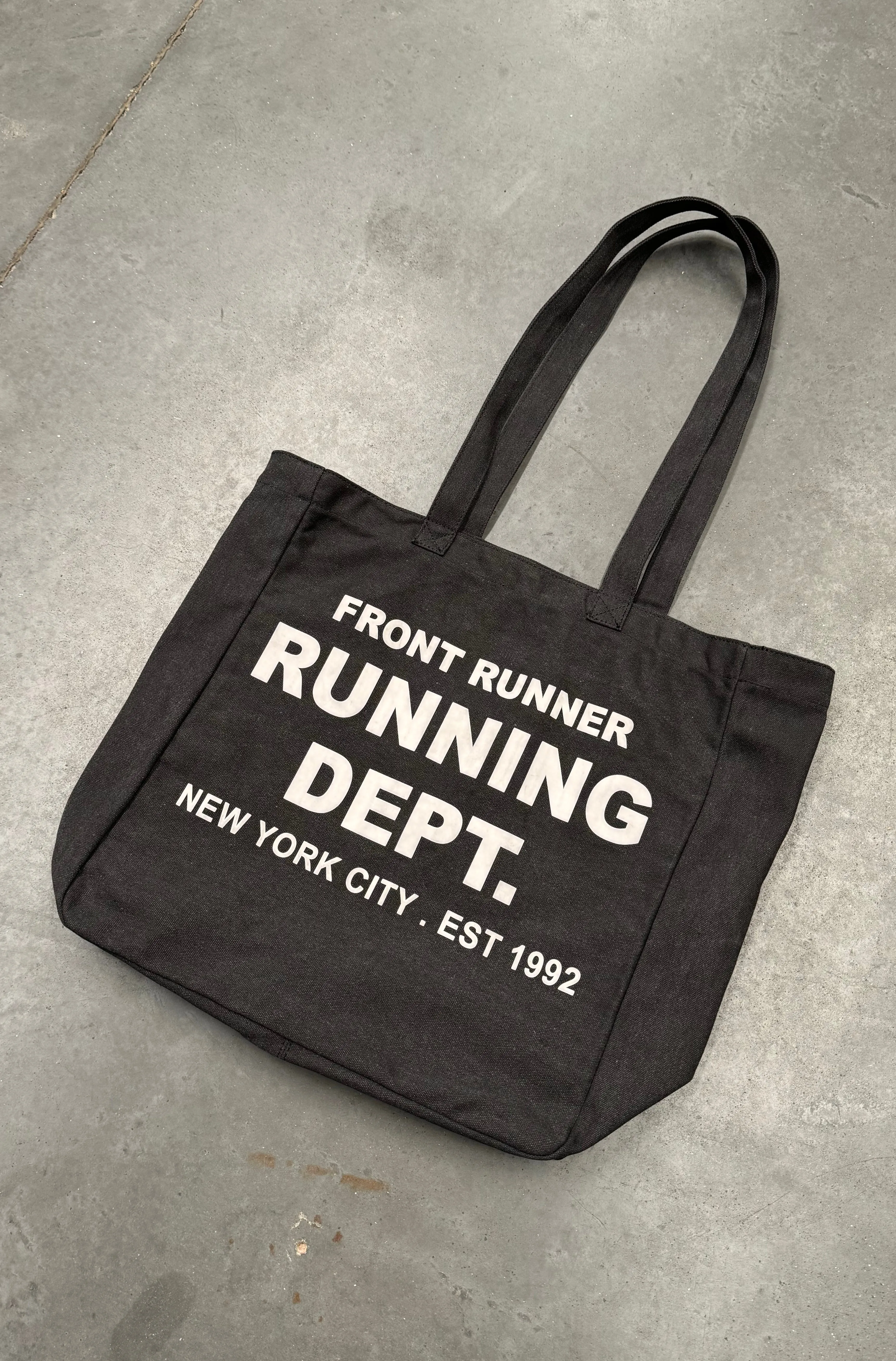 Running Dept Tote Bag - Black