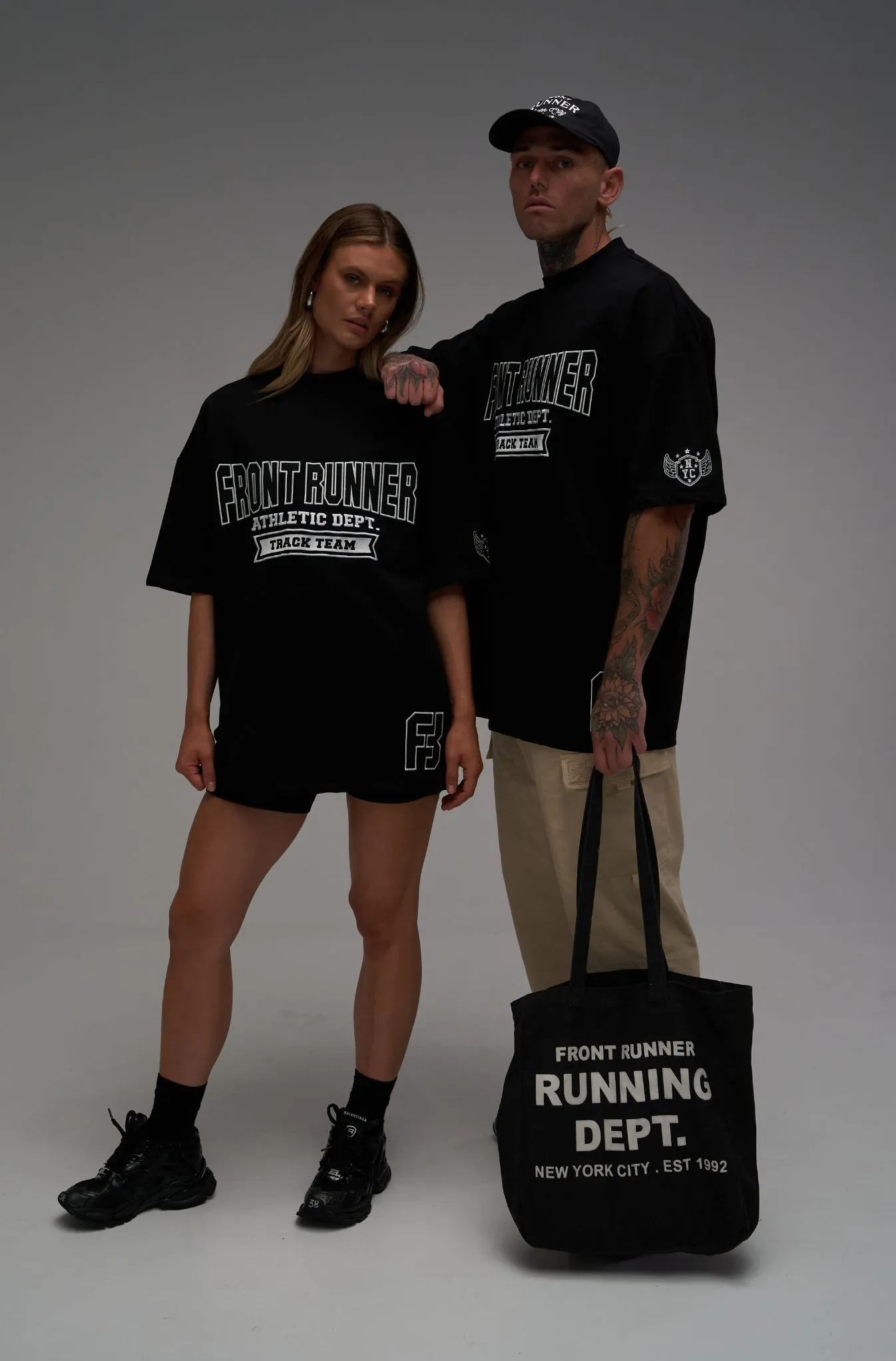 Running Dept Tote Bag - Black