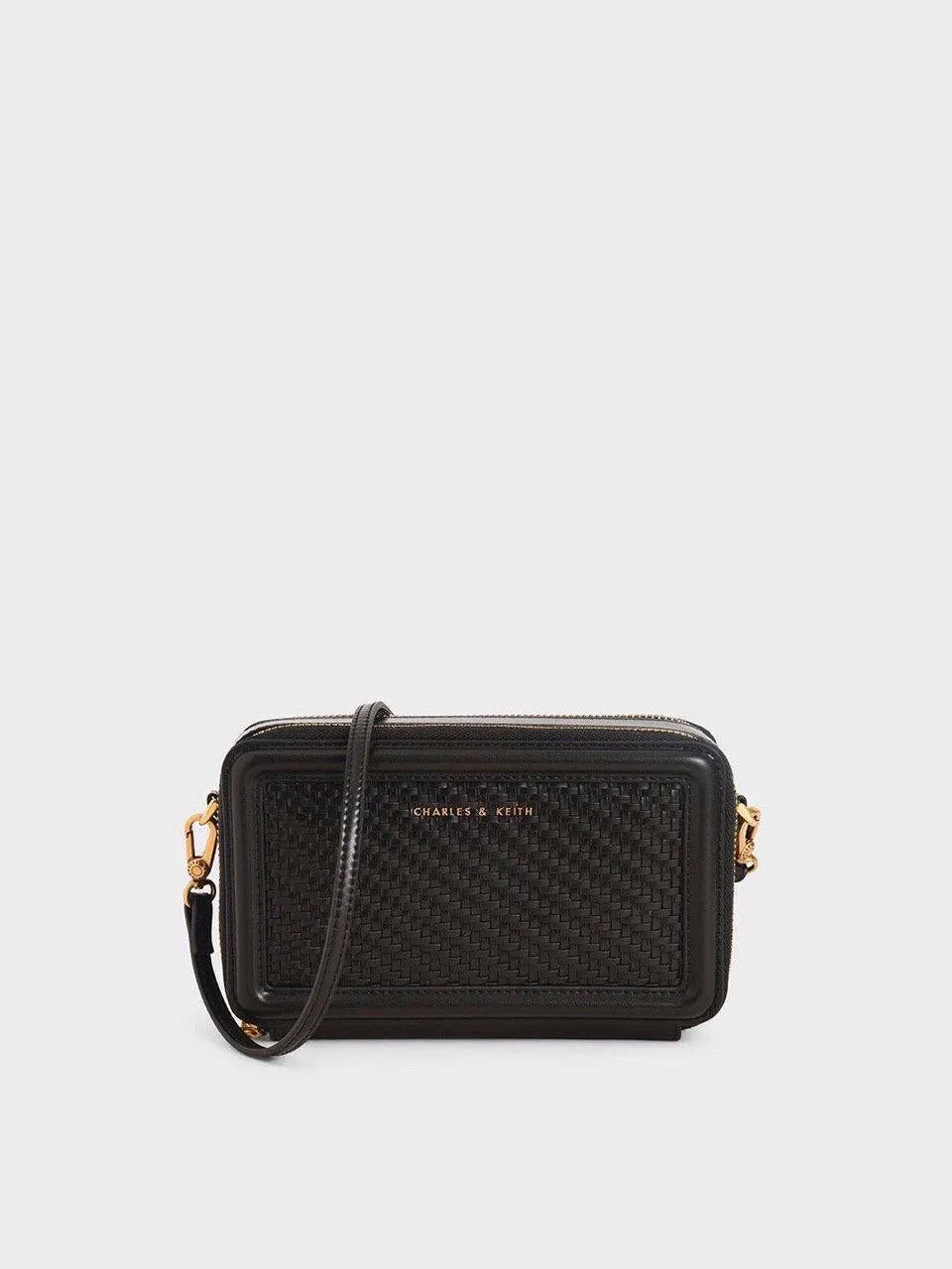 Textured Zip Around Wallet